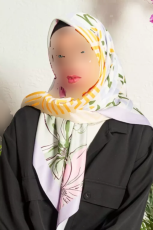 روسری رویایی تابستانی سری ) روکوکو برند Madame Polo کد 1742019066