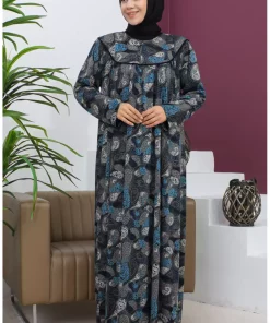 پیراهن پانیه طرح‎دار سایز بزرگ برند sefamerve کد 1742364734