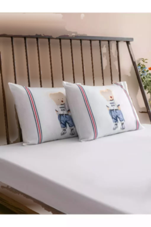بالشت و رویه طرح‎دار Teddy خرس 100پنبه 50x70cm برند LC Waikiki کد 1741650064