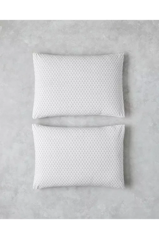 بالشت و رویه pure بژ 50x70cm قابل اتو کشی راحت برند English Home کد 1741646107
