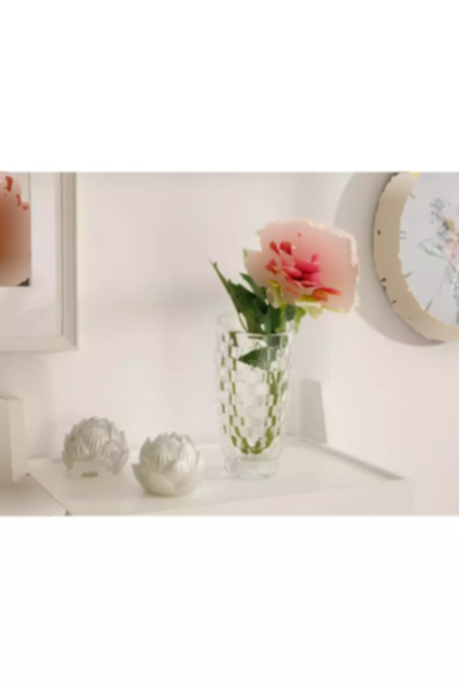 گلدار مصنوعی پارچه تک نفره صورتی روشن 48cm برند English Home کد 1743247836