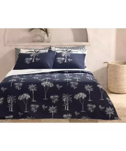 ست کاور پنبه ای دو‎نفره سرمه کف دست 200x220cm برند English Home کد 1743503531