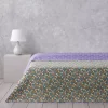 رو تختی دو‎نفره fiore بنفش چند کاربردی 200x220cm برند English Home کد 1743503069