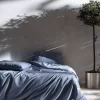 ست کاور سرویس خواب چاپی دو‎نفره آبی تیره ranforce 100پنبه برند Madame Coco کد 1743503438