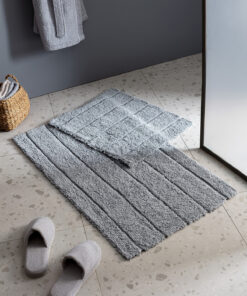 موکت دو تکه حمام سرره - خاکستری کد 1743823264