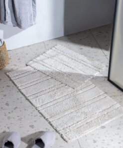 پادری حمام چارد 2 عددی از جنس پنبه - رنگ سنگی کد 1743826263