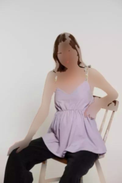 بلوز نیلی برند Lyn Mama کد 1743538271