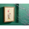 تابلو براق پرنده طلایی 18x23cm برند English Home کد 1743688087