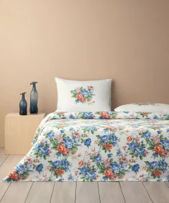 ست کاور دو‎نفره آبی رز برند English Home کد 1743503548