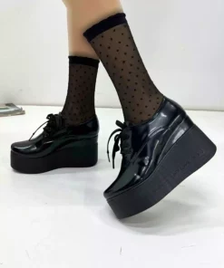 کفش لژدار زنانه مشکی برند inizio کد 1743875531
