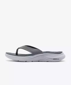 دمپایی فوم انگشتی طوسی مردانه برند Skechers کد 1745033295