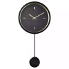 ساعت دیواری مدرن گرد فلزی سیاه - طلایی 26cm برند IKEA کد 1743525193