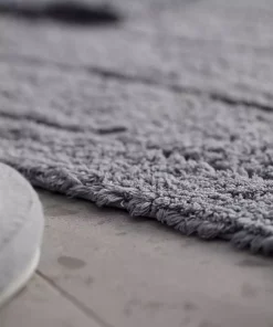 زیرپایی حمام پنبه ای طوسی سر برند Madame Coco کد 1743823264