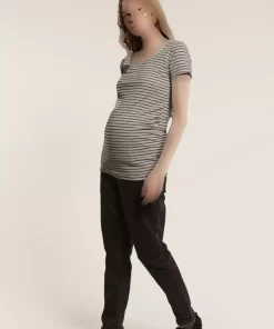تیشرت طوسی بارداری برند Lyn Mama کد 1743467890