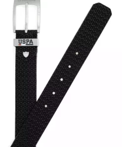 کمربند سیاه مردانه برند U.S. Polo Assn. کد 1745649130