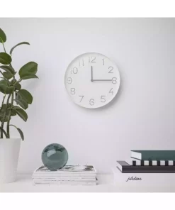 ساعت دیواری رنگ سفید برند IKEA کد 1743525187