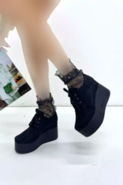 کفش لژدار جیر زنانه مشکی برند inizio کد 1743875468