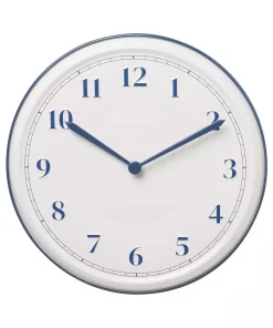 ساعت دیواری سفید-آبی ، ساقه "LOTR®" 30cm برند IKEA کد 1743531665