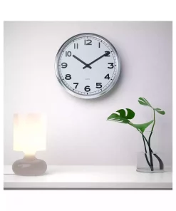 ساعت دیواری فولادی ضد زنگ قیطار 32cm برند IKEA کد 1743531666