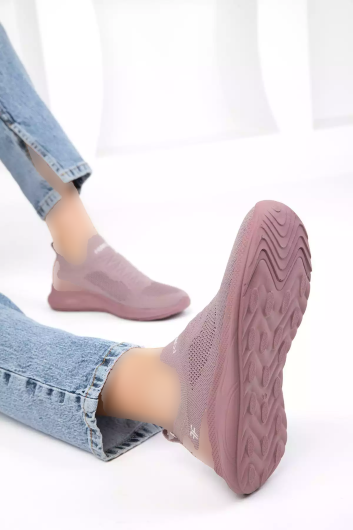 کفش اسپرت اسنیکر نارنجی کرم سالمون زنانه برند SOHO کد 1743503915