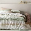 ست کاور سرویس خواب چاپی دو‎نفره یشمی ranforce 100پنبه برند Madame Coco کد 1743503553