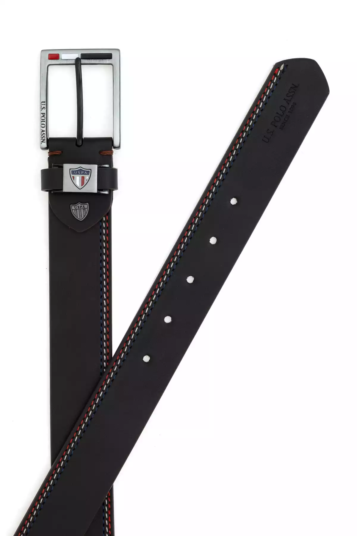 کمربند قهوهای مردانه برند U.S. Polo Assn. کد 1745649132