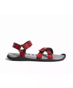 صندل روزانه قرمز مواری برند adidas کد 1745033299
