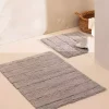 زیرپایی حمام پنبه ای طوسی bleuet 60x100cm برند Madame Coco کد 1743816259