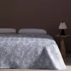 روانداز تخت خواب چاپی دو‎نفره آبی برند Madame Coco کد 1743502912