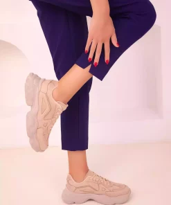 کفش اسپرت اسنیکر جیر بژ زنانه برند SOHO کد 1743503659