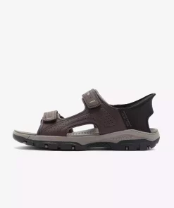 صندل 2052890 قهوهای مردانه ریسک سه گانه برند Skechers کد 1745033409