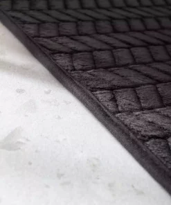 زیرپایی حمام خاکستری آنتراسیت برند Madame Coco کد 1743826269