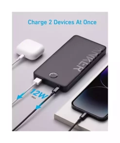 دستگاه شارژ 3230 قابل حمل مشکی هسته قدرت برند Anker کد 1743483068