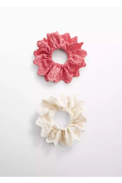 سربند طرحدار سفید دخترانه برند MANGO کد 1744037471