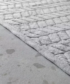 زیرپایی حمام طوسی روشن برند Madame Coco کد 1743826271