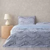 ست روتختی دو نفره راحتی چین‎دار گلدار آبی 200x220cm برند English Home کد 1743503178