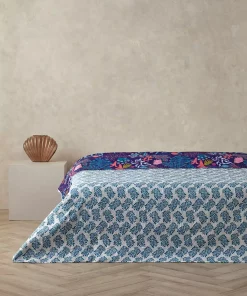 رو تختی دو‎نفره رویا سرمه ای چند کاربردی دریایی برند English Home کد 1743503096