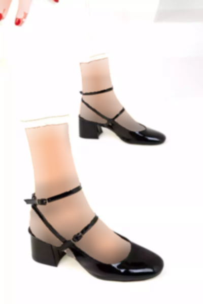 کفش پاشنه بلند زنانه چرم سیاه برند SOHO کد 1743504264