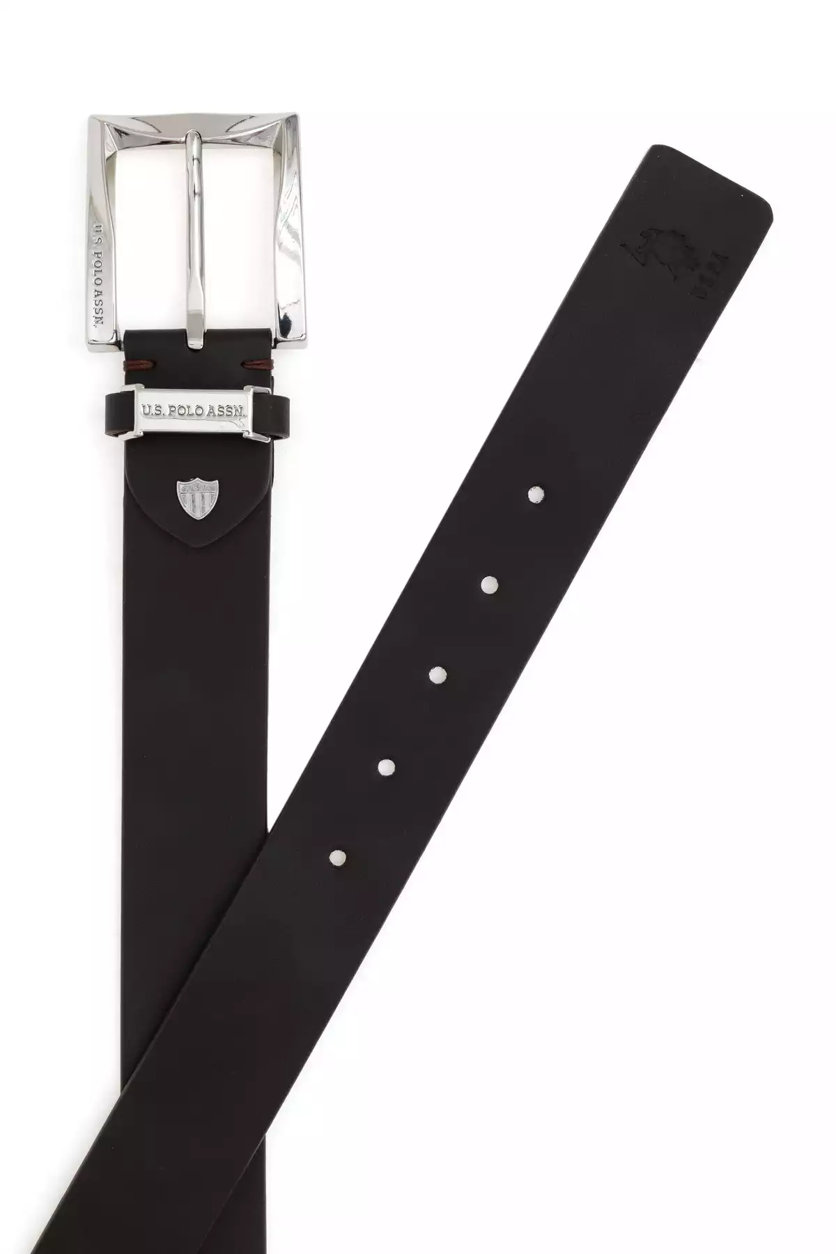 کمربند قهوهای مردانه برند U.S. Polo Assn. کد 1745652070