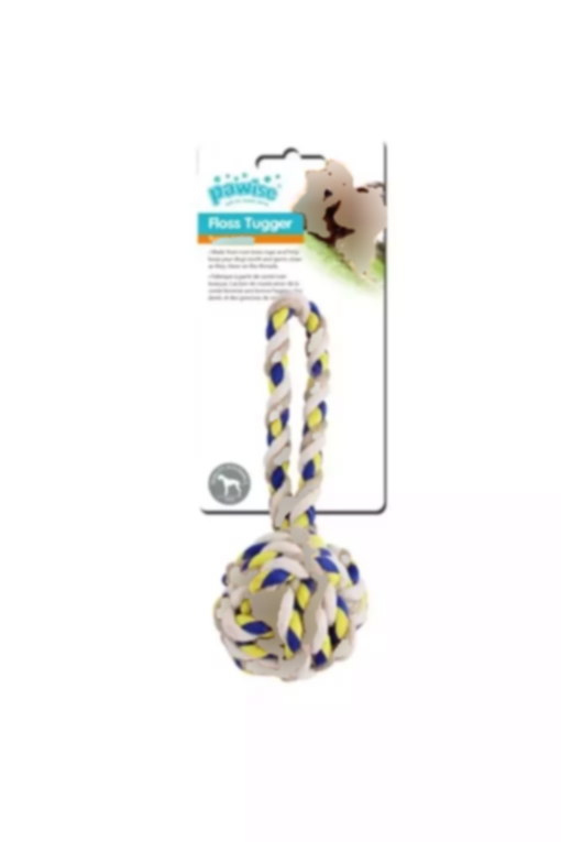 دسته دار طناب سگ توپی اسباب بازی چاک دهنده 23cm برند Pawise کد 1746021554