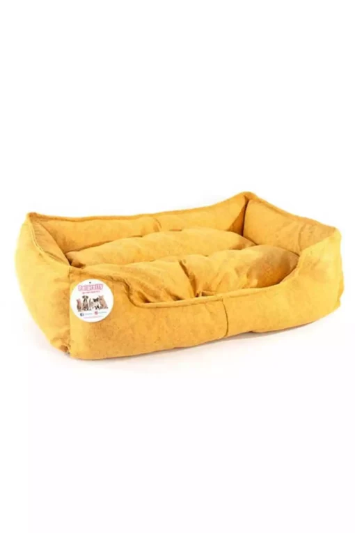 جای خواب راحت سگ خردلی پودری برند Pet Pretty کد 1743478923