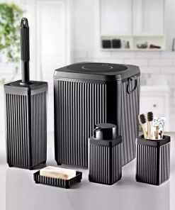 ست سرویس بهداشتی آکریلیک 5تکه برند decovien کد 1748323322