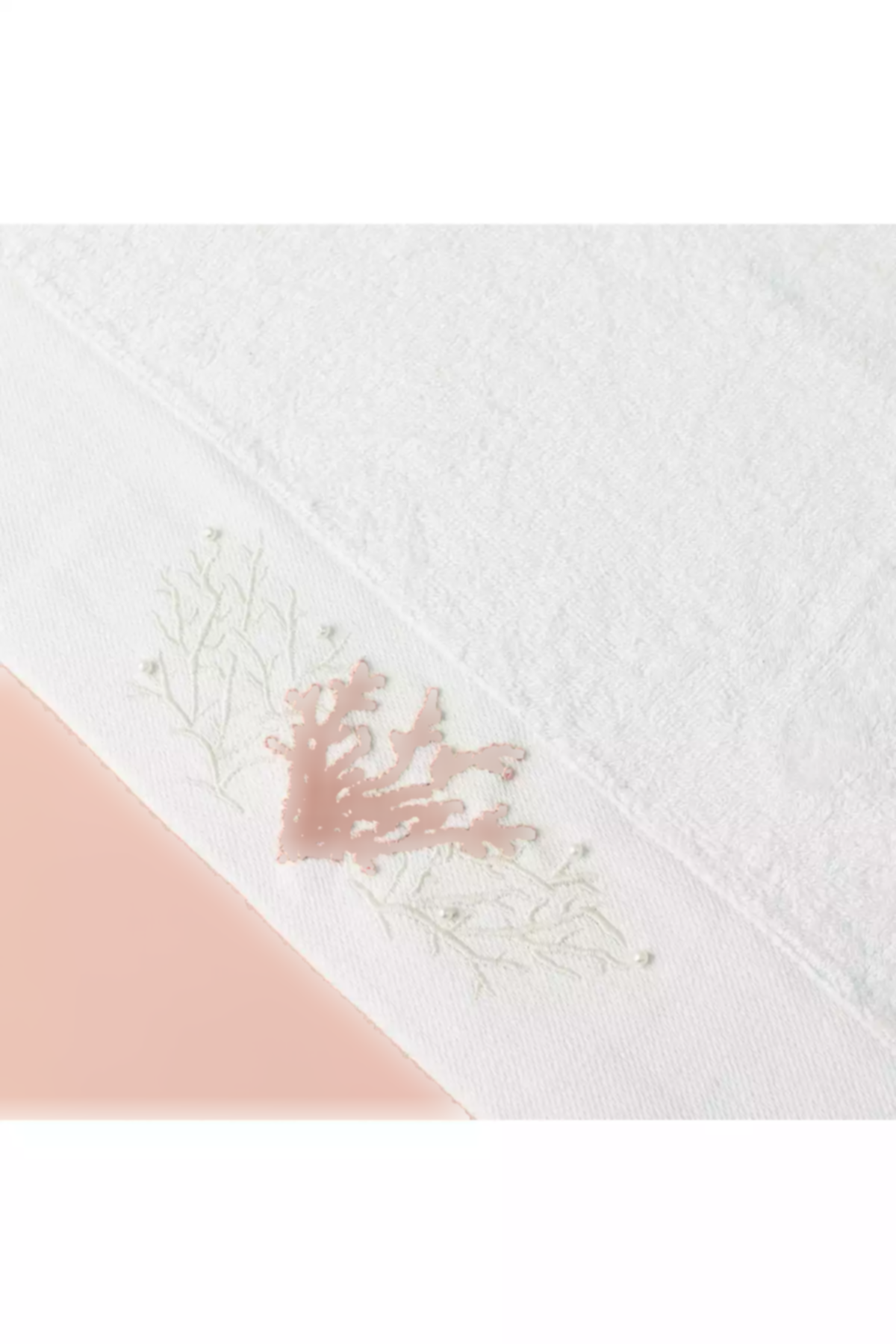 حوله صورت بامبو سفید 50x85cm برند Linens کد 1748490132