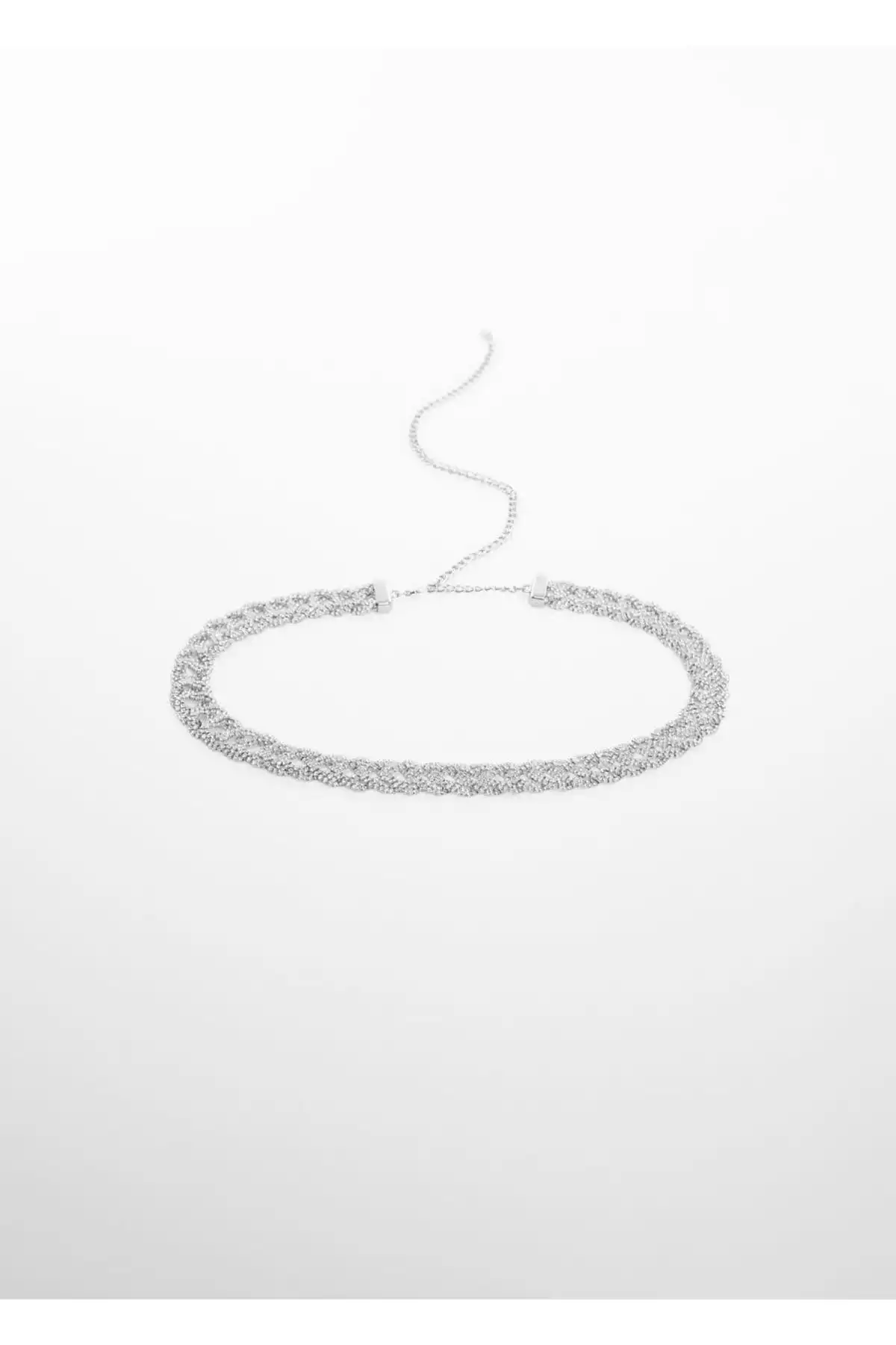 کمربند طرحدار بافتنی نگین دار استراس برند MANGO کد 1748630470