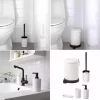 فرچه دستشویی ظرف صابون سطل زباله ست سرویس بهداشتی پلاستیکی فولادی دندان سفید برند IKEA کد 1748323387