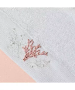 حوله دست و صورت بامبو سفید 30x45cm برند Linens کد 1748485266