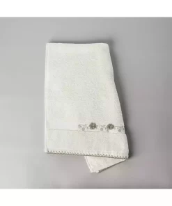 حوله صورت پنبه فیورا شیری 50x85cm برند Linens کد 1748484739