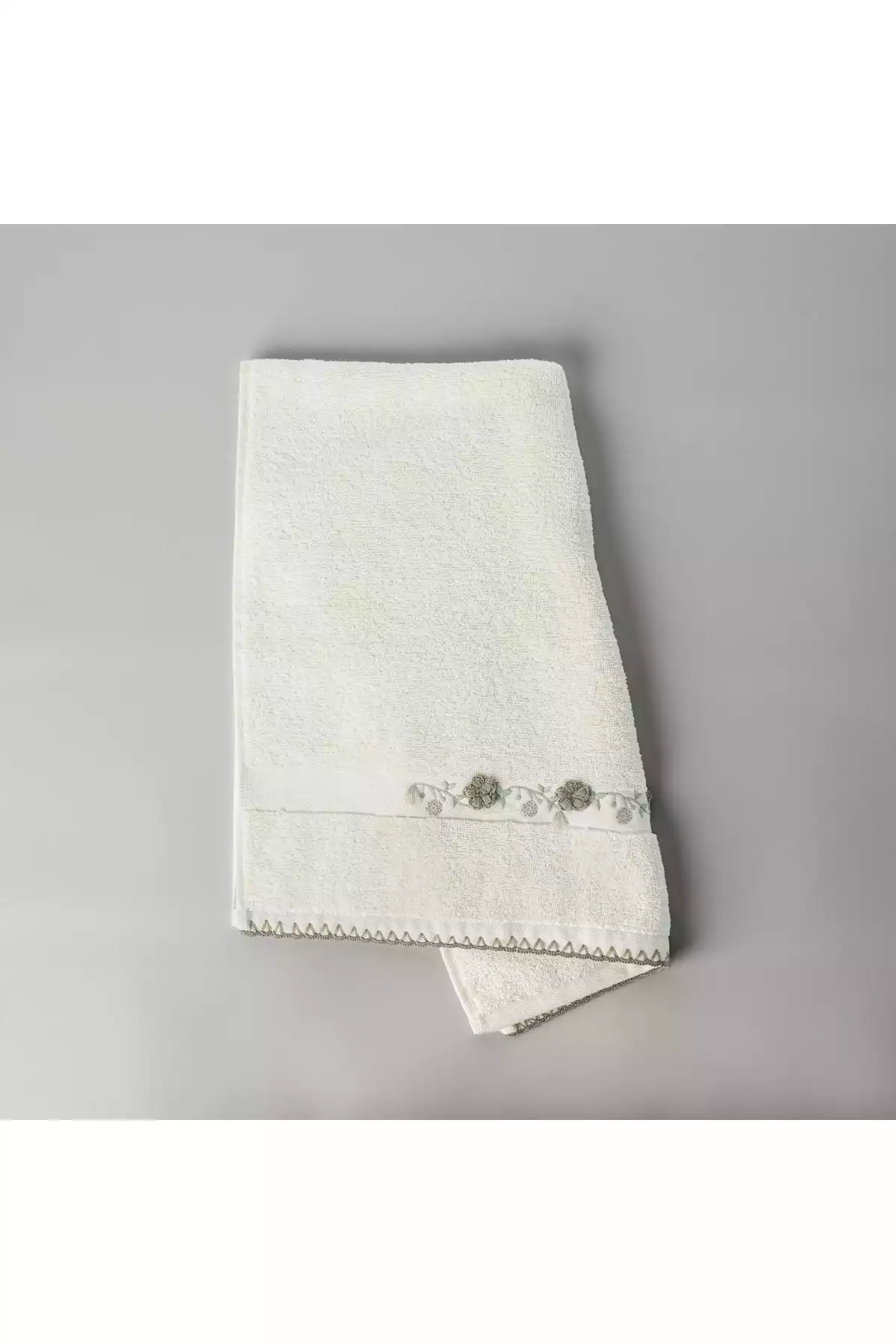حوله صورت پنبه فیورا شیری 50x85cm برند Linens کد 1748484739