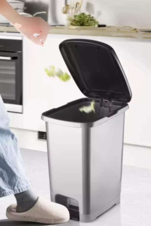 سطل زباله 15lt خاکستری آنتراسیت eco برند Nandy Home کد 1748323270