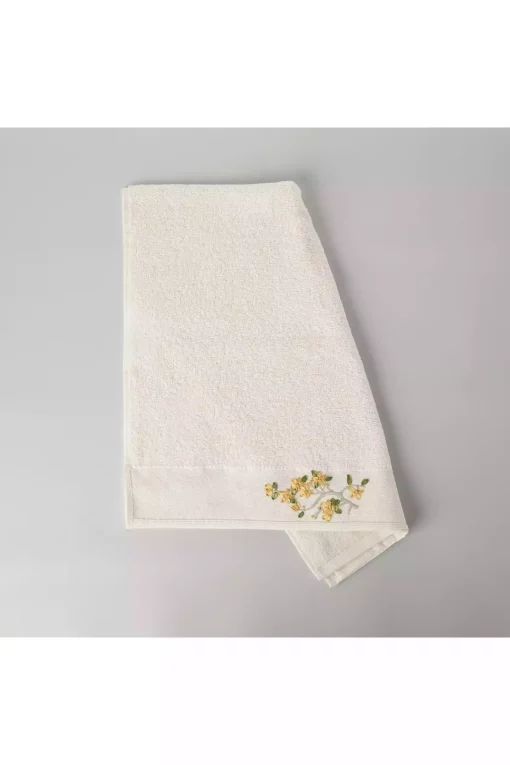 حوله صورت پنبه شیری 50x85cm برند Linens کد 1748485271